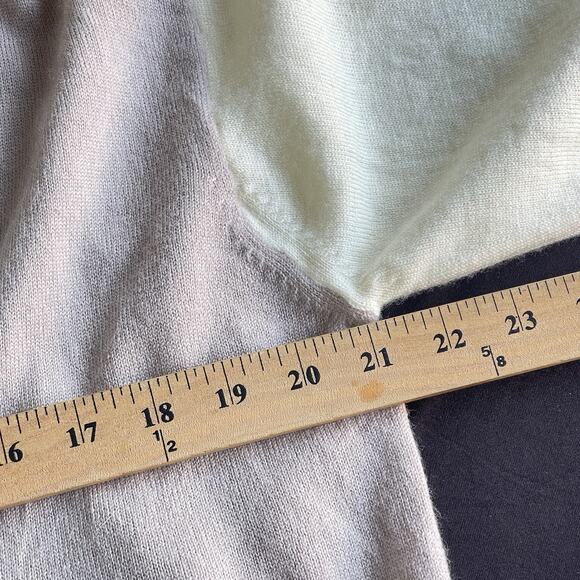 St. Michael Men Cardigan Sweater Size 44 Lambswool Button Up Long Sleeve Grandpa - Picture 7 of 9